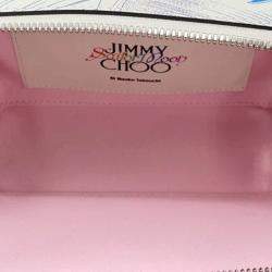 Pre Owned Jimmy Choo Sailor Moon Collaboration Avenue Phone Holder White Leather