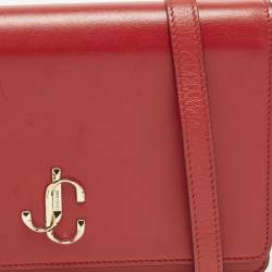 مملوكة مسبقًا Jimmy Choo Palace Red Leather Clutch Bag