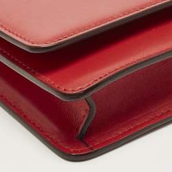 مملوكة مسبقًا Jimmy Choo Palace Red Leather Clutch Bag