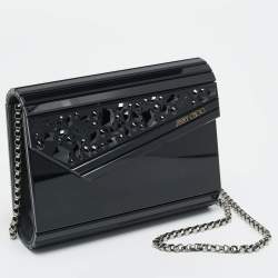 مملوكة مسبقًا حقيبة كلتش جيمي تشو كاندي أكريليك زرقاء