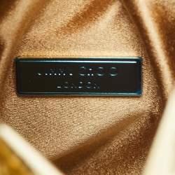 مملوكة مسبقًا حقيبة باكت جيمي تشو جلد لامع ذهبي بون بون