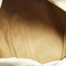 Pre Owned حقيبة هوبو جيمي تشو سابا جلد أبيض