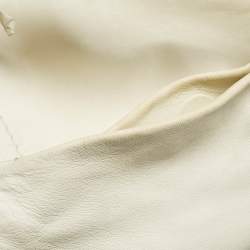 Pre Owned حقيبة هوبو جيمي تشو سابا جلد أبيض