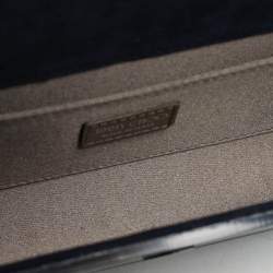 Pre Owned Jimmy Choo Sweetie Blue/Green Glitter Acrylic Chain Clutch