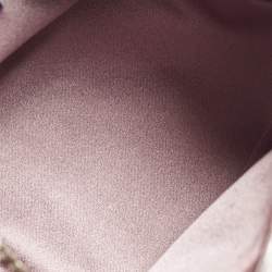 مملوكة مسبقًا حقيبة باكيت جيمي تشو بونبون جلد مرآة وردية