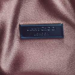 مملوكة مسبقًا حقيبة باكيت جيمي تشو بونبون جلد مرآة وردية