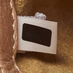 Pre Owned Jimmy Choo Shadow Chain Peach Leather Bag