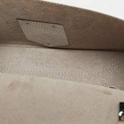 مملوكة مسبقًا Jimmy Choo Lockett City Off White Brushed Leather Shoulder Bag