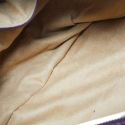 Pre Owned Jimmy Choo Purple Python and Leather Weekender