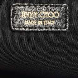 Pre Owned Jimmy Choo Zulu Multicolor Printed Coated Canvas Clutch