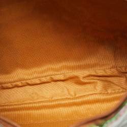 Pre Owned Jimmy Choo Multicolor Python Print Coated Canvas Zip Pouch