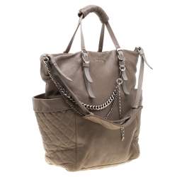 Pre Owned حقيبة يد جيمي تشو بلير جلد رما دية فاتحة