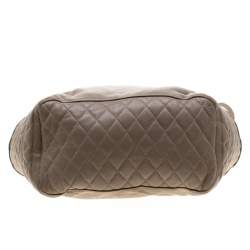 Pre Owned حقيبة يد جيمي تشو بلير جلد رمادية فاتحة