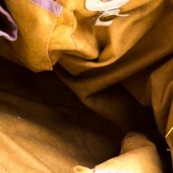 Pre Owned Jimmy Choo Metallic Leather Malena Satchel