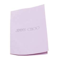 مملوكة مسبقًا حقيبة جيمي تشو توليتا جلد بنية ميتالك