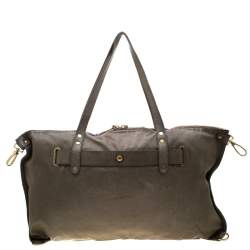 Pre Owned Jimmy Choo Seaweed Green Python and Leather Tulita Shoulder Bag