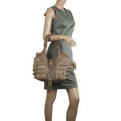 Jimmy Choo Bree Snakeskin Tote