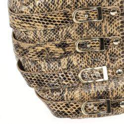 Jimmy Choo Bree Snakeskin Tote