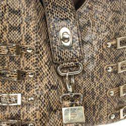 Jimmy Choo Bree Snakeskin Tote