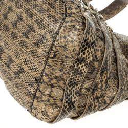 Jimmy Choo Bree Snakeskin Tote