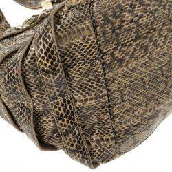 Jimmy Choo Bree Snakeskin Tote