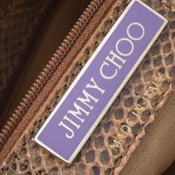 Pre Owned Jimmy Choo Python Ramona Shoulder Bag