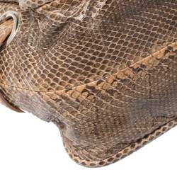 Pre Owned Jimmy Choo Python Ramona Shoulder Bag