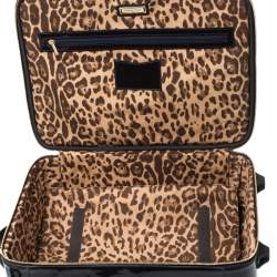 Pre Owned Jimmy Choo Black Patent Leather Terence Suitcase