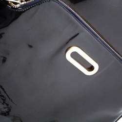 Pre Owned Jimmy Choo Black Patent Leather Terence Suitcase