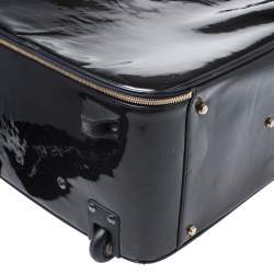 Pre Owned Jimmy Choo Black Patent Leather Terence Suitcase