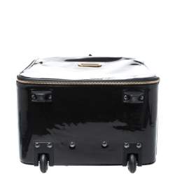 Pre Owned Jimmy Choo Black Patent Leather Terence Suitcase
