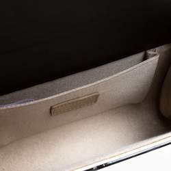 مملوكة مسبقًا Jimmy Choo Black/White Printed Acrylic Candy Clutch Bag