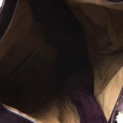 Pre Owned حقيبة يد جيمي تشو مونا سويدي وجلد خضراء نيون