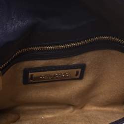 Pre Owned حقيبة كلتش جيمي تشو ريبيل جلد سمك الانقليس بنفسجي