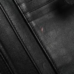 Pre Owned Jimmy Choo Black Patent Leather Continental Wallet