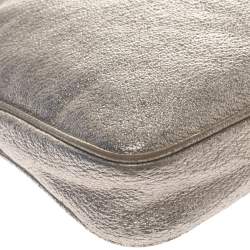 Pre Owned Jimmy Choo Metallic Gold Leather Zulu Clutch