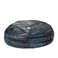 Jimmy Choo Holographic Python Effect Leather Sky Hobo