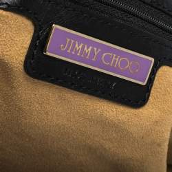 Jimmy Choo Brown/Black Leopard Print Calfhair and Leather Alex Hobo