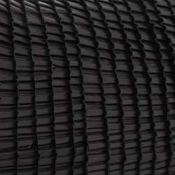 مملوكة مسبقًا Jimmy Choo Black Leather Pleated Cristina Shoulder Bag