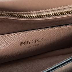 مملوكة مسبقًا Jimmy Choo Brown Python Rebel Shoulder Bag