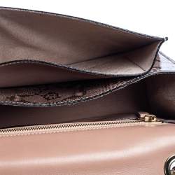 مملوكة مسبقًا Jimmy Choo Brown Python Rebel Shoulder Bag