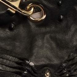 Pre Owned Jimmy Choo Black Leather Lohla Jane Tote