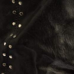 Pre Owned Jimmy Choo Black Leather Lohla Jane Tote