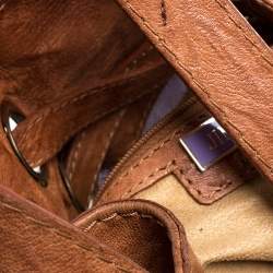 مملوكة مسبقًا Jimmy Choo Brown Leather and Snakeskin Ramona Tote