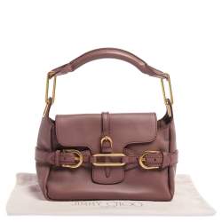 مملوكة مسبقًا حقيبة كتف جيمى تشو توليتا جلد غريب �صفراء 