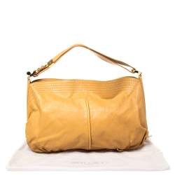 Pre Owned حقيبة هوبو جيمي تشو ايسي إطار جلد بني فاتح