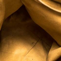 Pre Owned حقيبة كتف جيمي تشو رامونا جلد ثعبان الماء كريمي/ أسود  