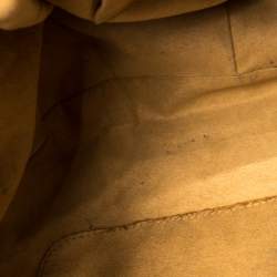 Pre Owned حقيبة كتف جيمي تشو رامونا جلد ثعبان الماء كريمي/ أسود  