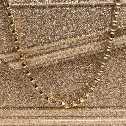 مملوكة مسبقًا حقيبة كلتش جيمي تشو كاندي أكريليك غليتر فضية