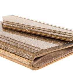 مملوكة مسبقًا حقيبة كلتش جيمي تشو كاندي أكريليك غليتر فضية